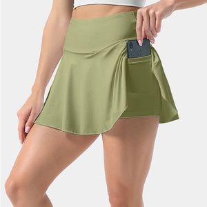 Halara Cloudful Air 2-in-1 Tennis Skirt / Large / Green